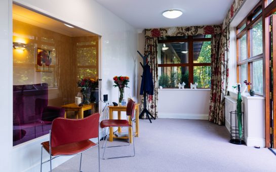 The visiting suite at Lynde House