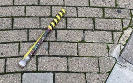 firework on the ground