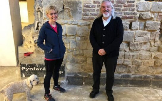 kingston council leader caroline kerr with robin hutchinson
