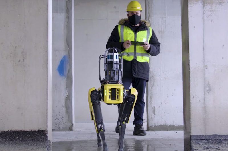 robot dog construction
