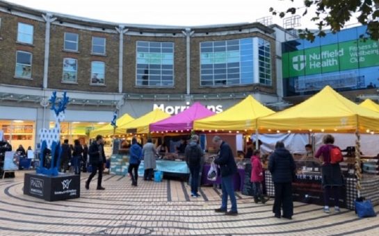 stalls at the wimbledon market
