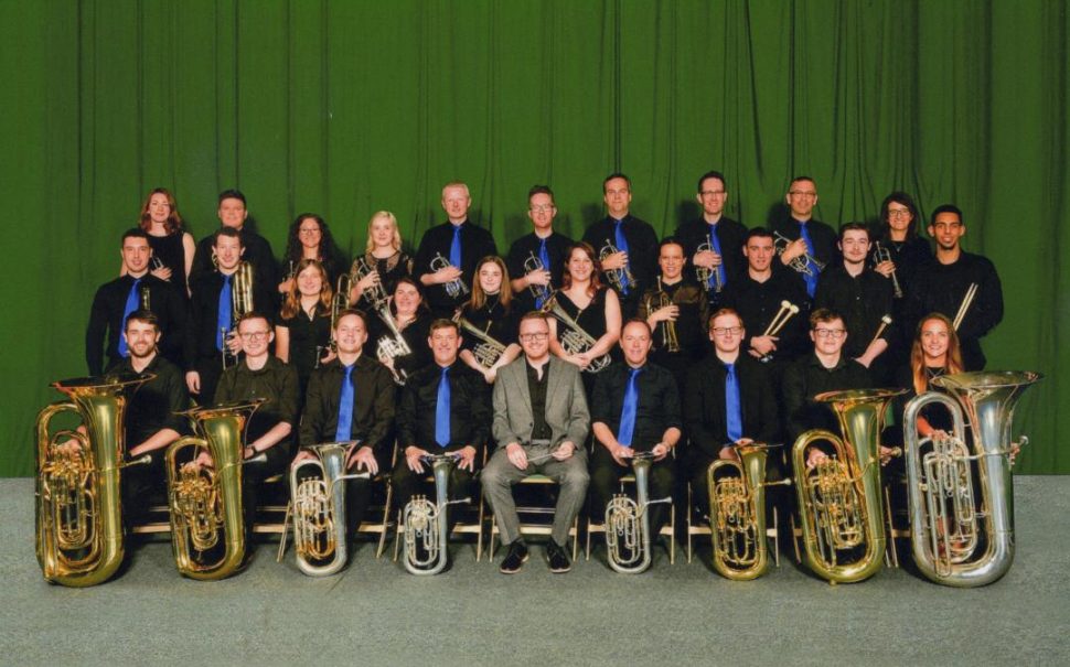 brass band group photo
