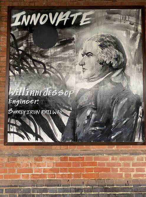 Purley station art on display, William Jessop