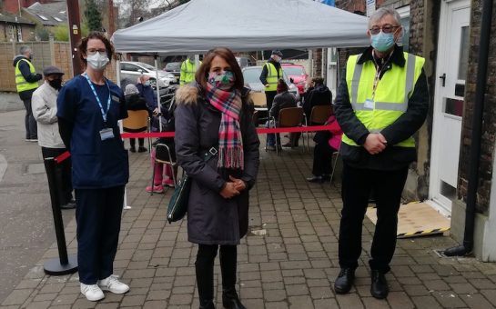 Local MP Munira Wilson visits the Acorn Group Practice