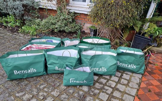 Food bags delivered to Kingston hospital