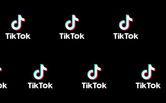 TikTok logo repeating