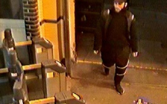 William Fernandez walking into East Acton tube station