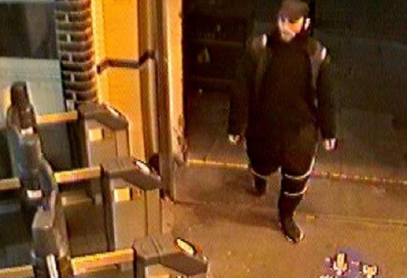 William Fernandez walking into East Acton tube station