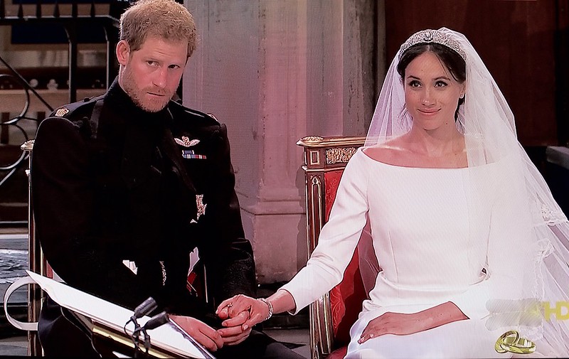 Harry and Meghan on their wedding day. Photo credit: Andrew Mason on Flickr
