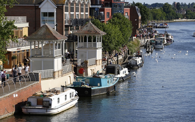 kingston riverside water and boats