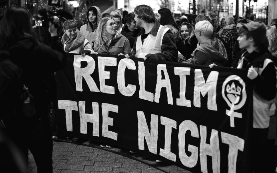 reclaim the night banner