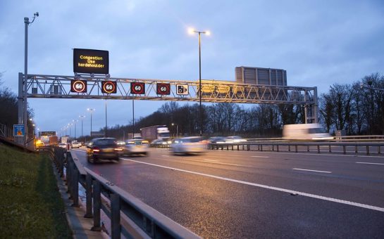 a busy motorway