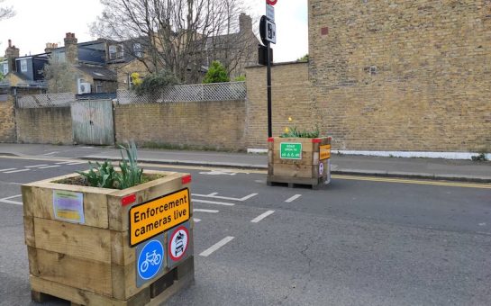 Low traffic neighbourhood road sign