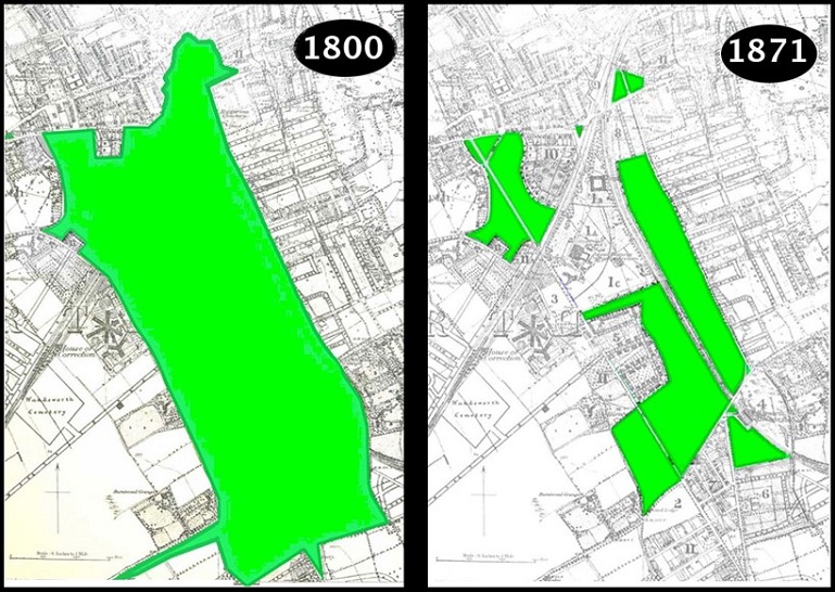 Selling off of Wandsworth Common land before transfer of ownership