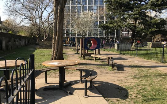 The park at the centre of the attack