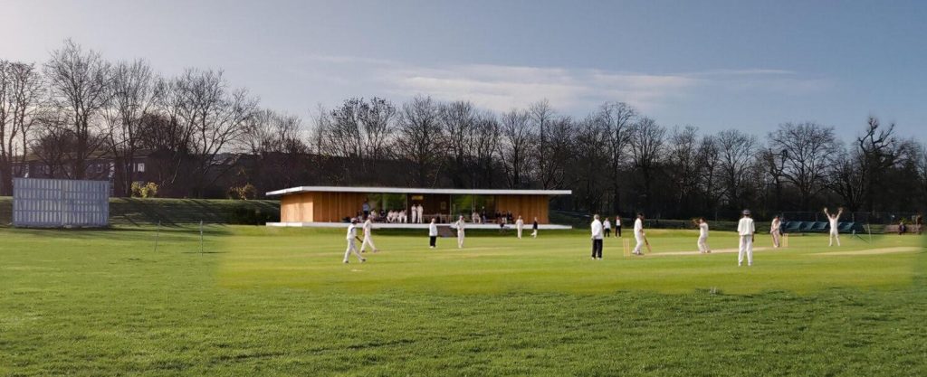 Proposed plans for new pavilion for acton cricket club 