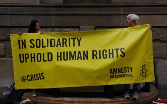 amnesty international banner