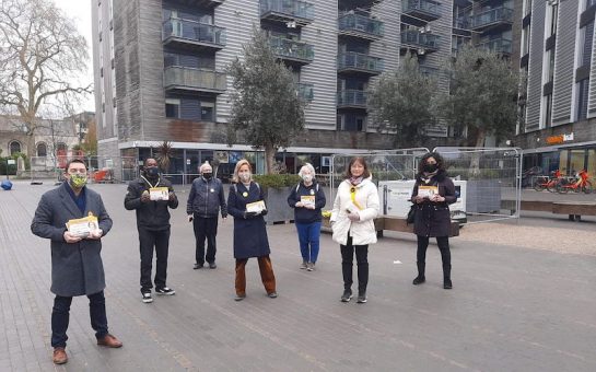 image of Florence campaigning
