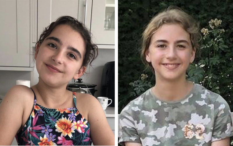 Picture of missing twins Lily and Poppy Myers