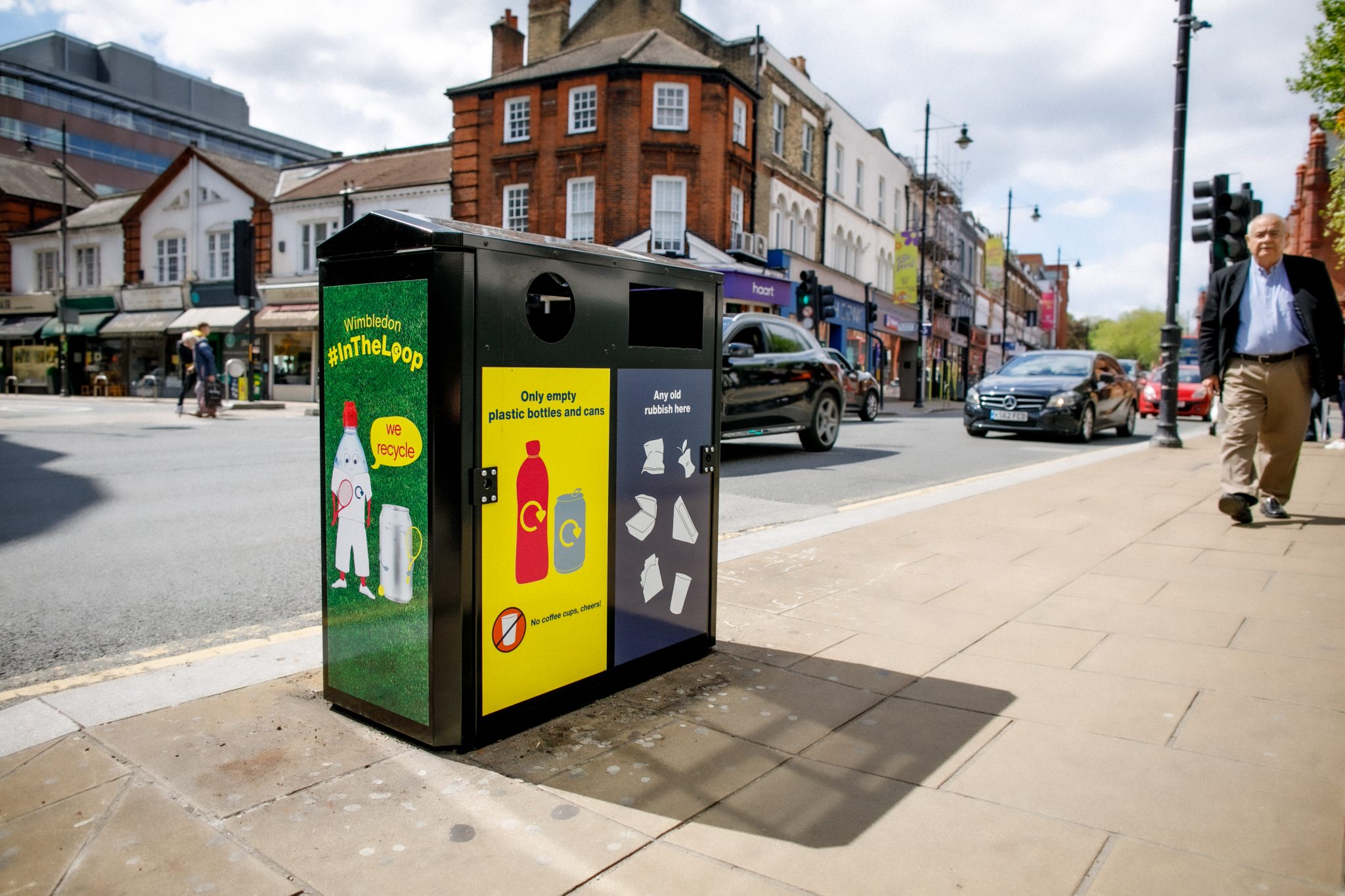 New recycling bins brought to Merton ahead of Wimbledon