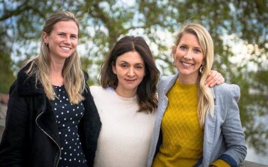 Left to right: Katie De Salis Noha Moukarzel, Aleata Alstad-Calkins