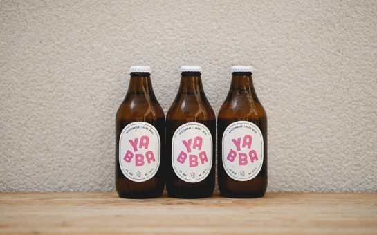 3 YABBA beer bottles