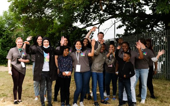 The Start It Right team with young people