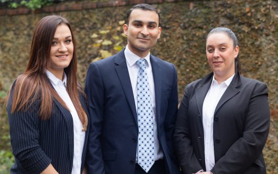 Hammad Cheema, Managing Director, Grace Peters, Operational Manager, Magdalena Zieba, Care Manager