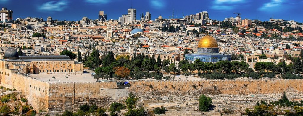 The Old City in Jerusalem featuring the Dome of the Rock. Photo Credit: Pixabay