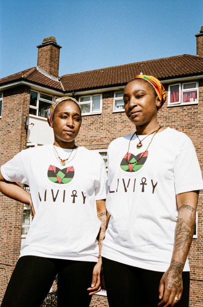 Kaleema and Kareema Shakur-Muhammad with Livity Plant Based Cuisine 