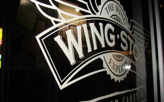 Wingstop logo in black and white text