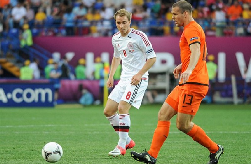 Christian Eriksen at Euros 2012
