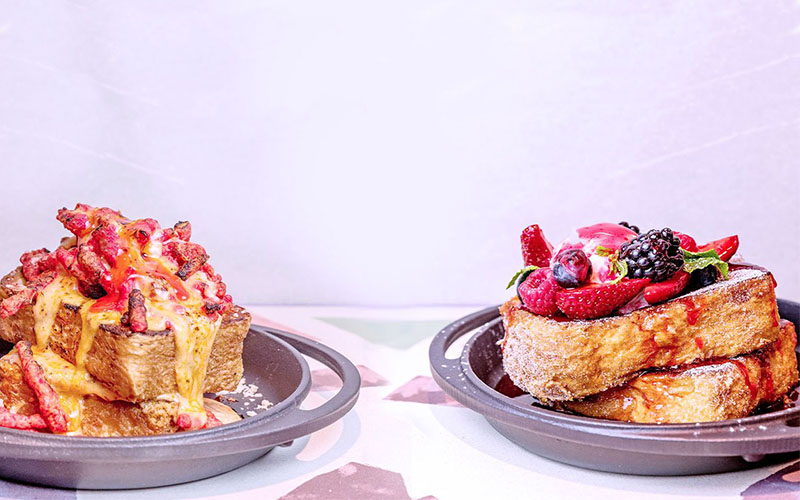 First French toast cafe opens in London to huge support on social media