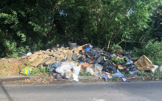 Rubbish Piled High in Merton