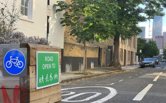 Lambeth LTN road sign