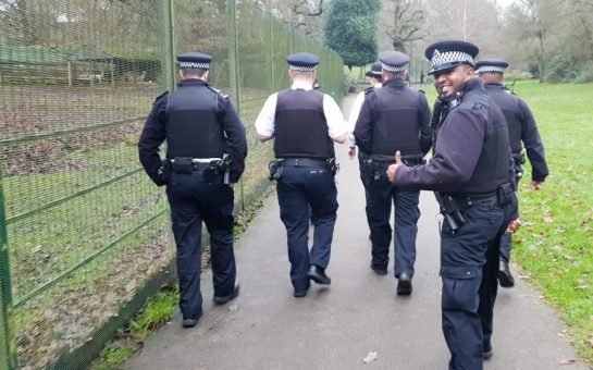 London Metropolitan Police Force officers on duty