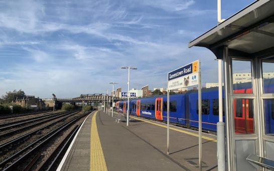 Queenstown Road Platform and SWR train