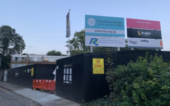 The outside of the RHP development at Bucklands Road, Teddington