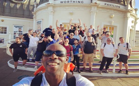 Proper Blokes Club walk from Bognor to Worthing
