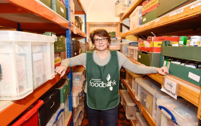 Daphine Aitkens, CEO of Hammersmith & Fulham Food Bank