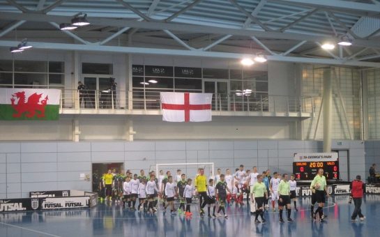Futsal match England vs Wales
