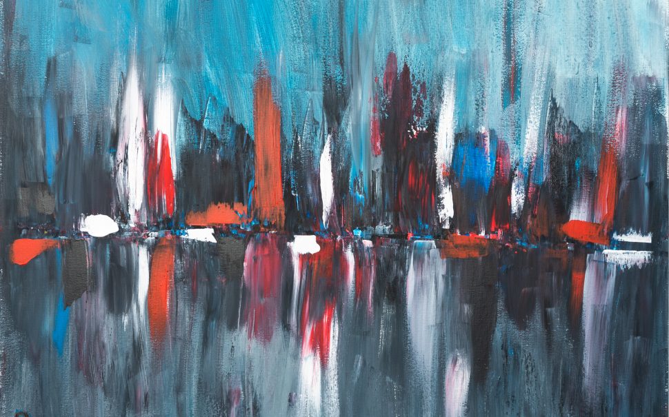 Radhia Murad's painting reflection