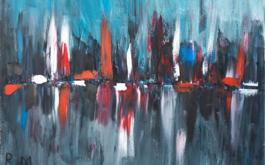 Radhia Murad's painting reflection