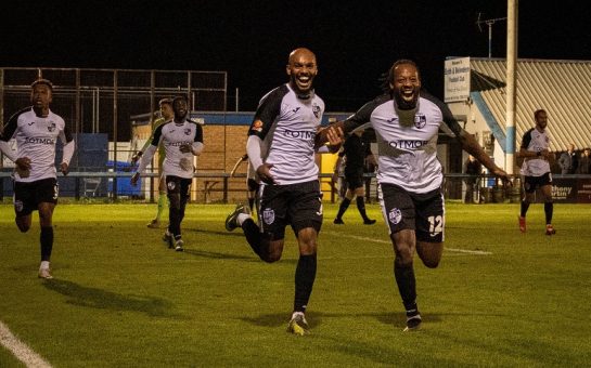Niko Muir celebrates scoring the winning goal