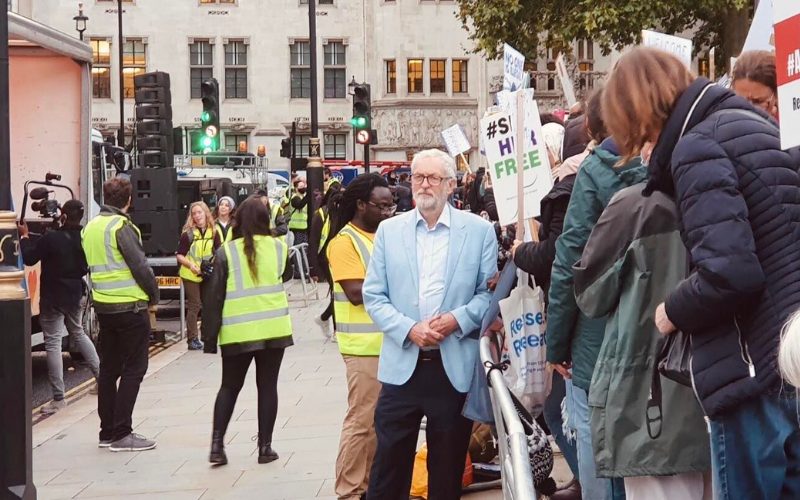 Jeremy Corbyn at Refugees Welcome Rally