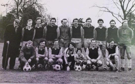 An old Barnes FC team photo