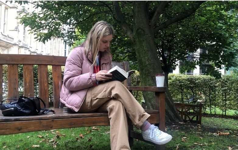 One of the interviewees, Emily, studying outside her new university