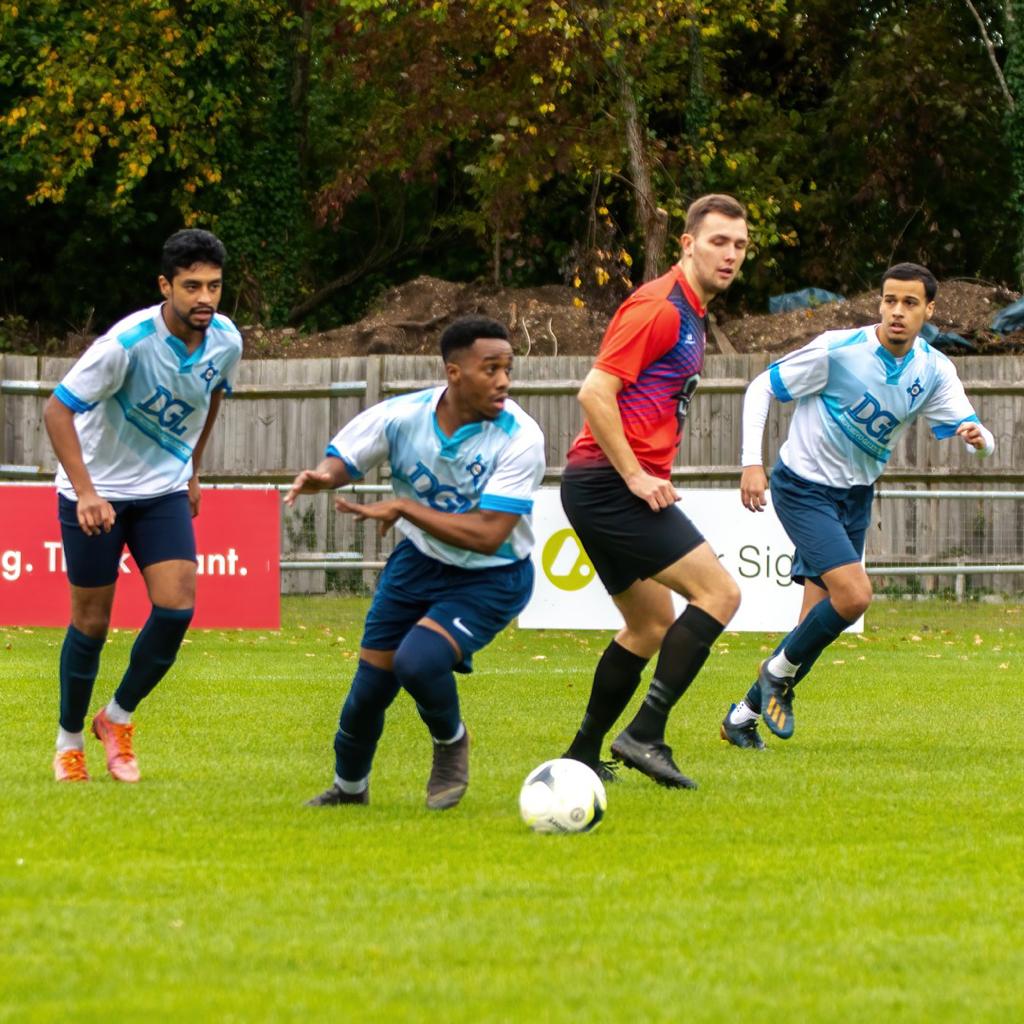 FC Deportivo playing on the pitch