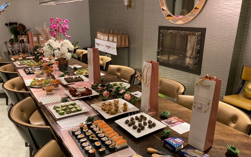 Photo of vegan products at the launch event