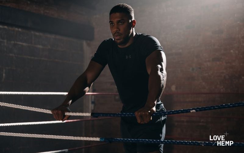anthony joshua in boxing ring